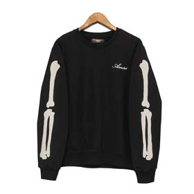 Amiri Unisex printed crew neck sports sweatshirt-2500  